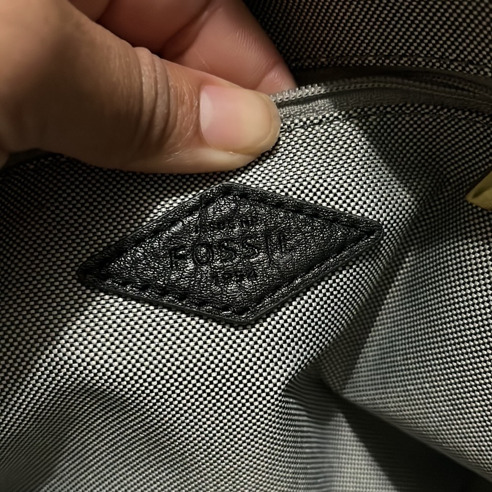 Fossil Leather With Snake Emboss Backpack - image 5